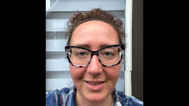 Sarah speaking on camera about their wallet recovery